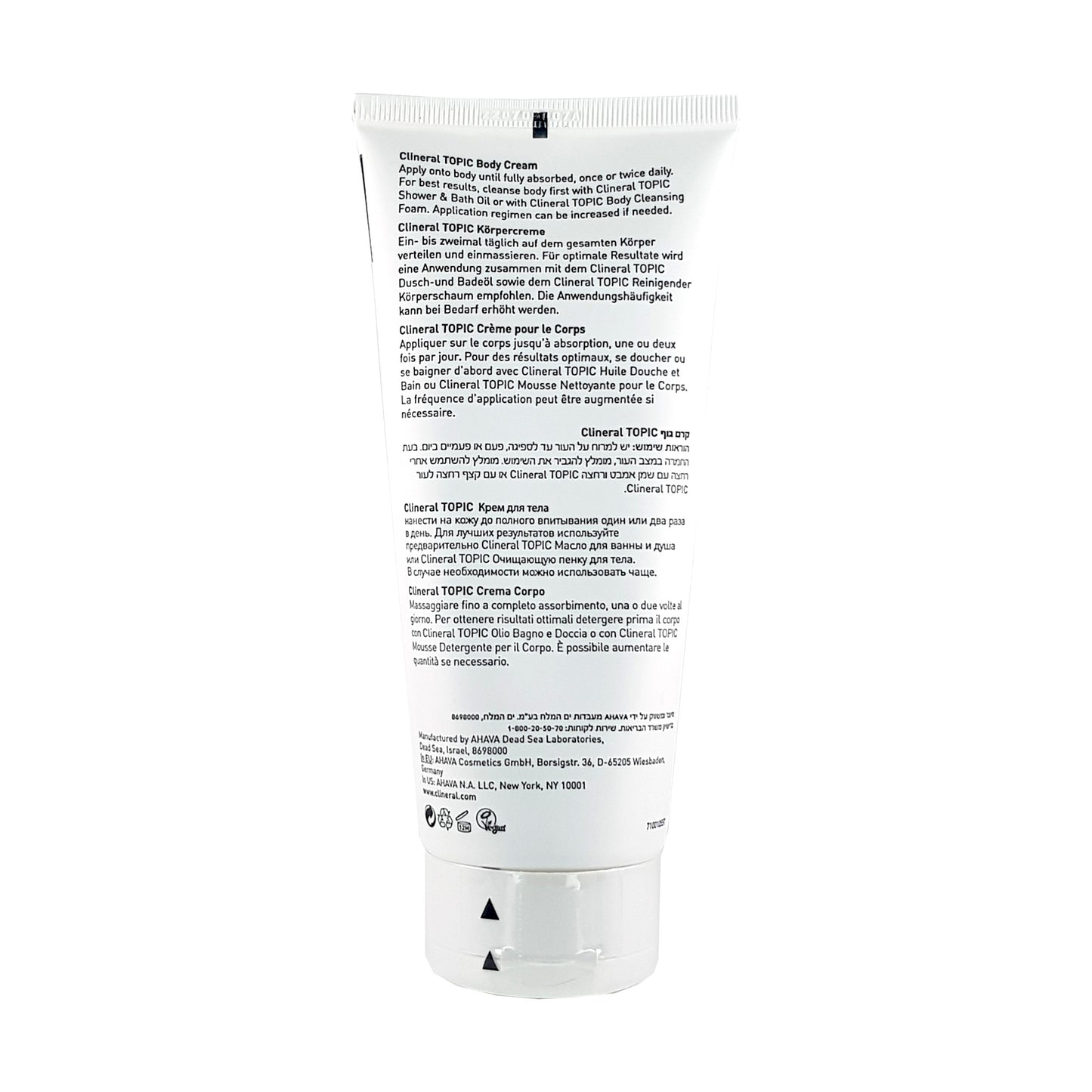 Clineral Topic-Body-Cream by AHAVA; Körpercreme, 200ml
