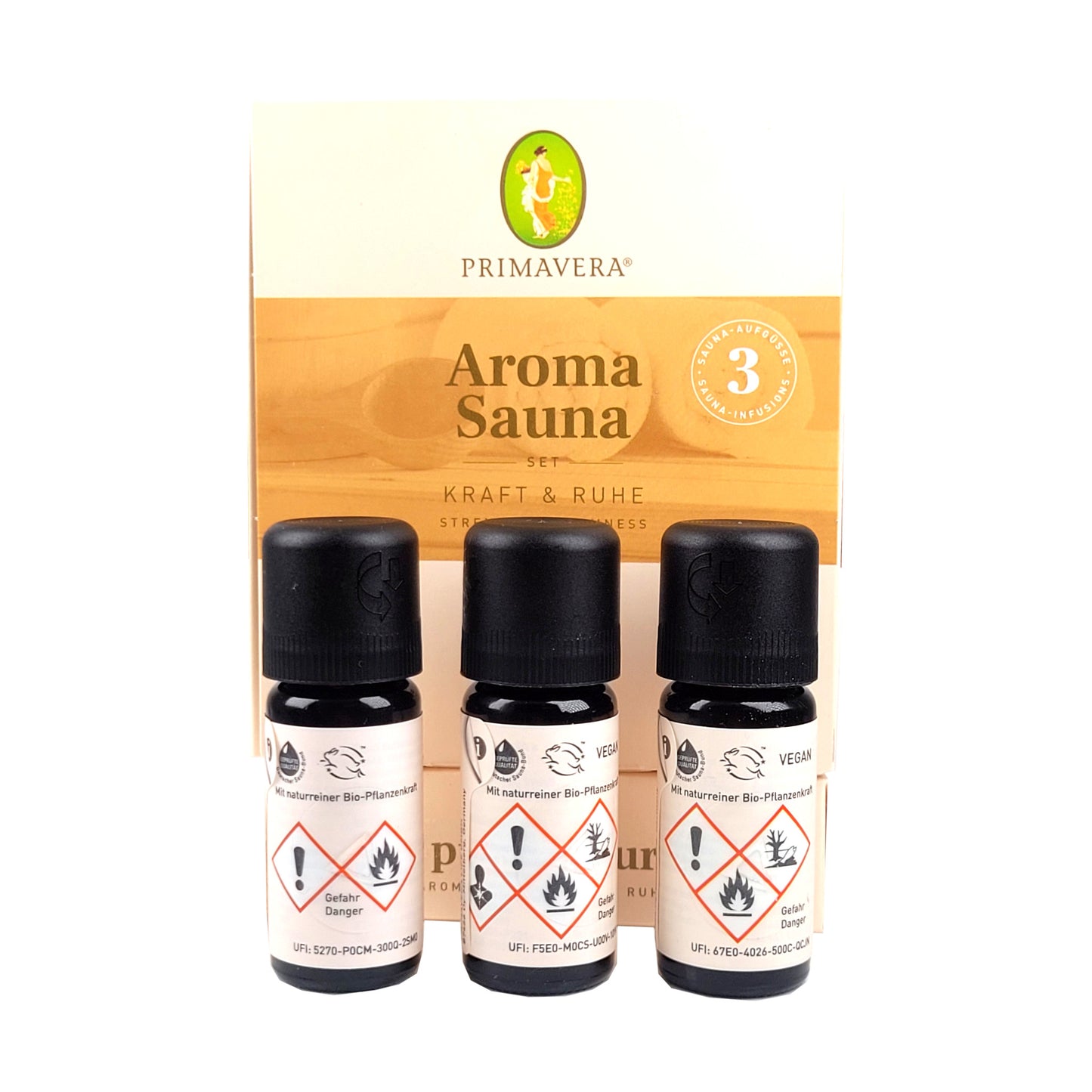 Aroma-Sauna Set Kraft und Ruhe 3x10ml
