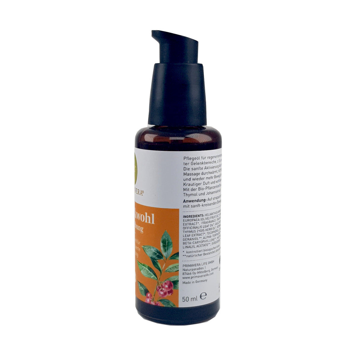 Gelenkwohl Einreibung, wohltuend für unbeschwerte Bewegung, 50ml, bio vegan