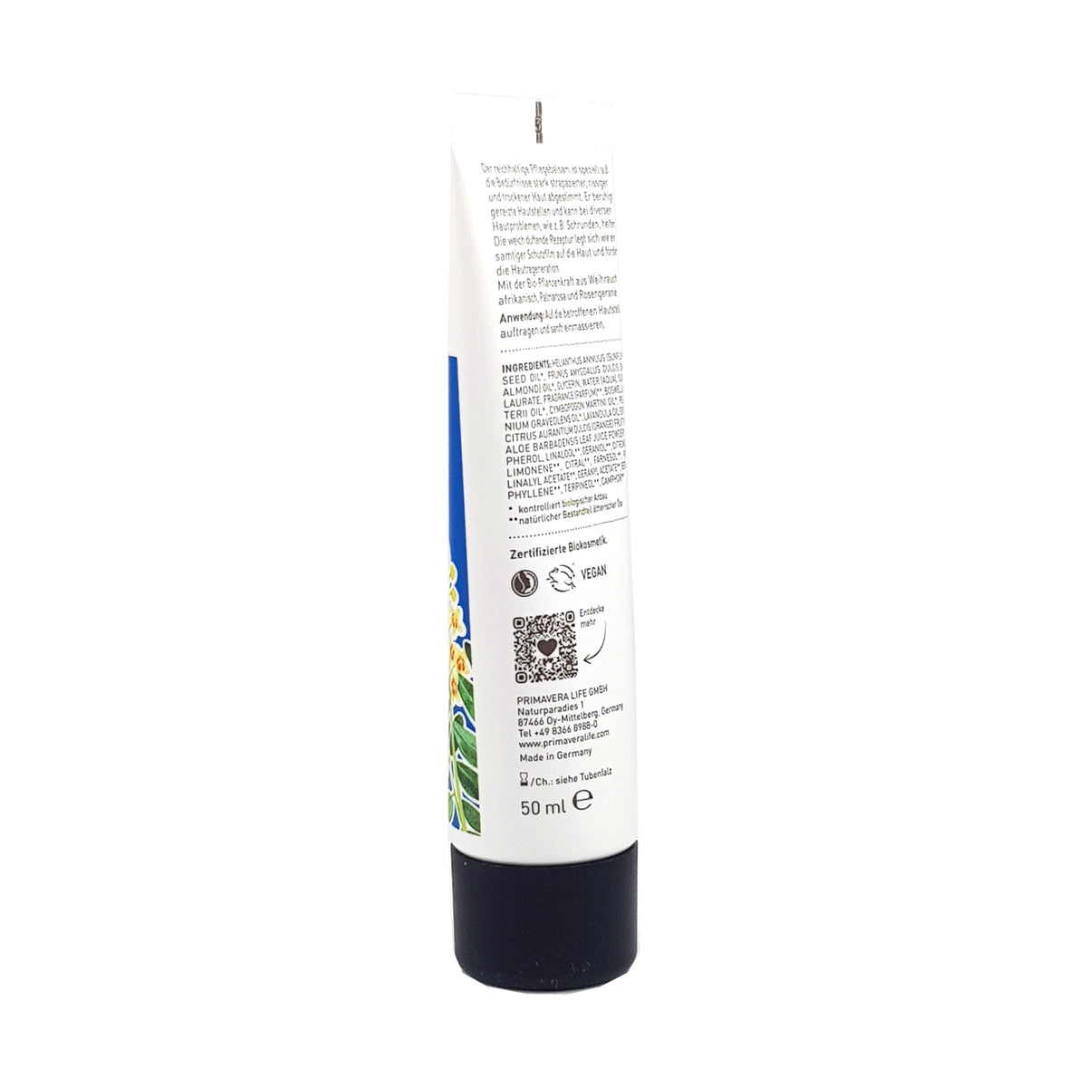 Primavera Hautintensiv Balsam; 50ml, vegan