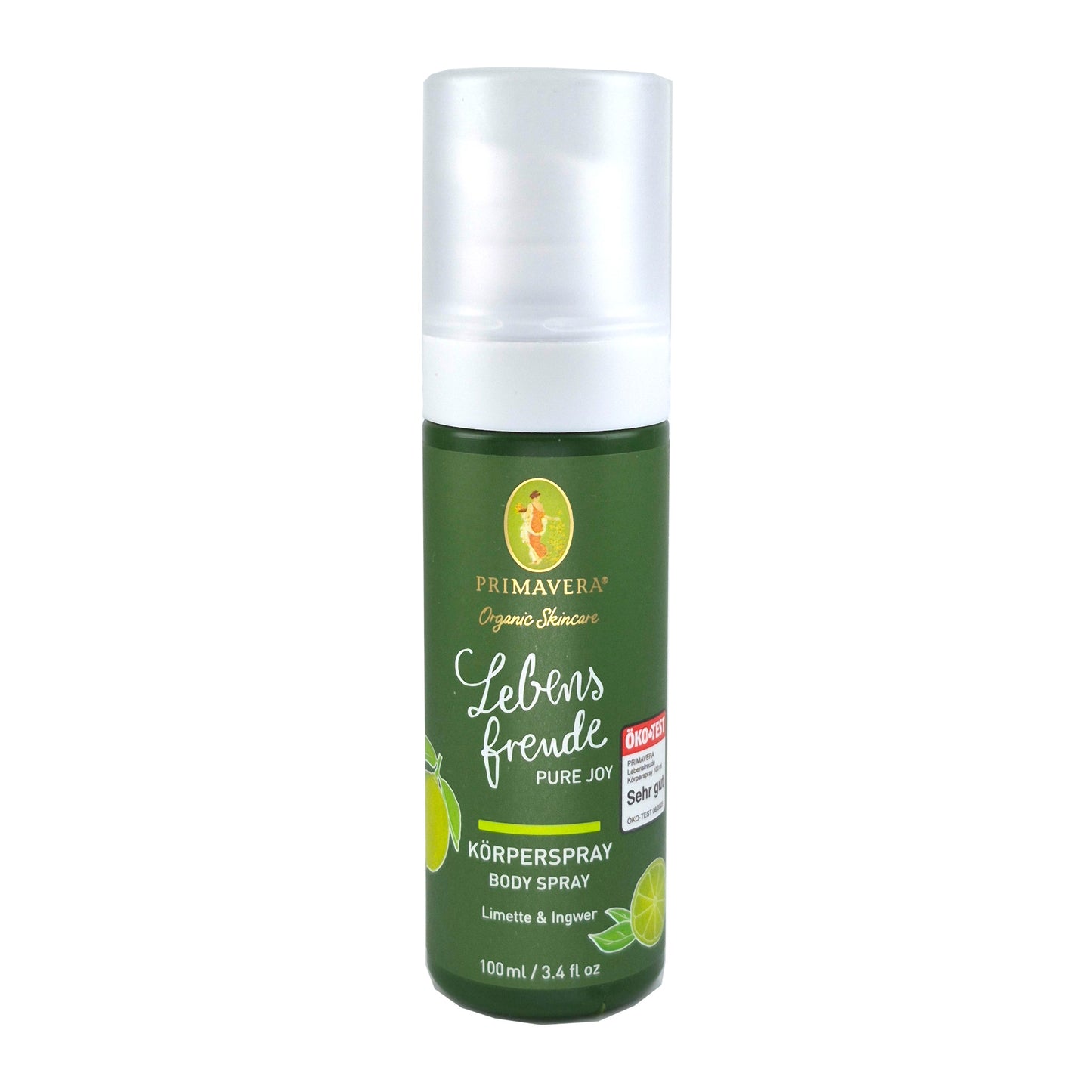 Primavera Lebensfreude Körperspray, 100ml, vegan
