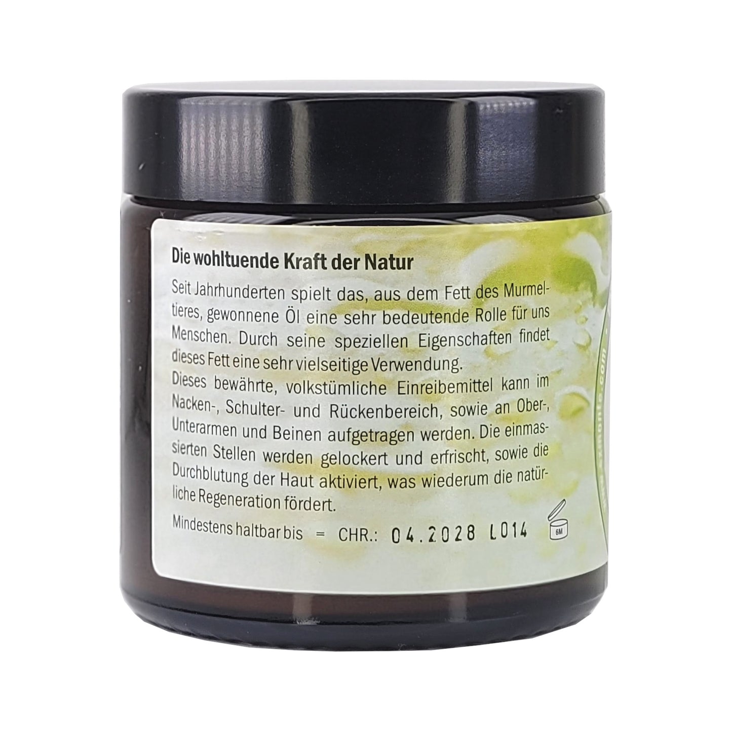 Exmonte - Murmeltiersalbe 100ml Glas, paraffinfrei