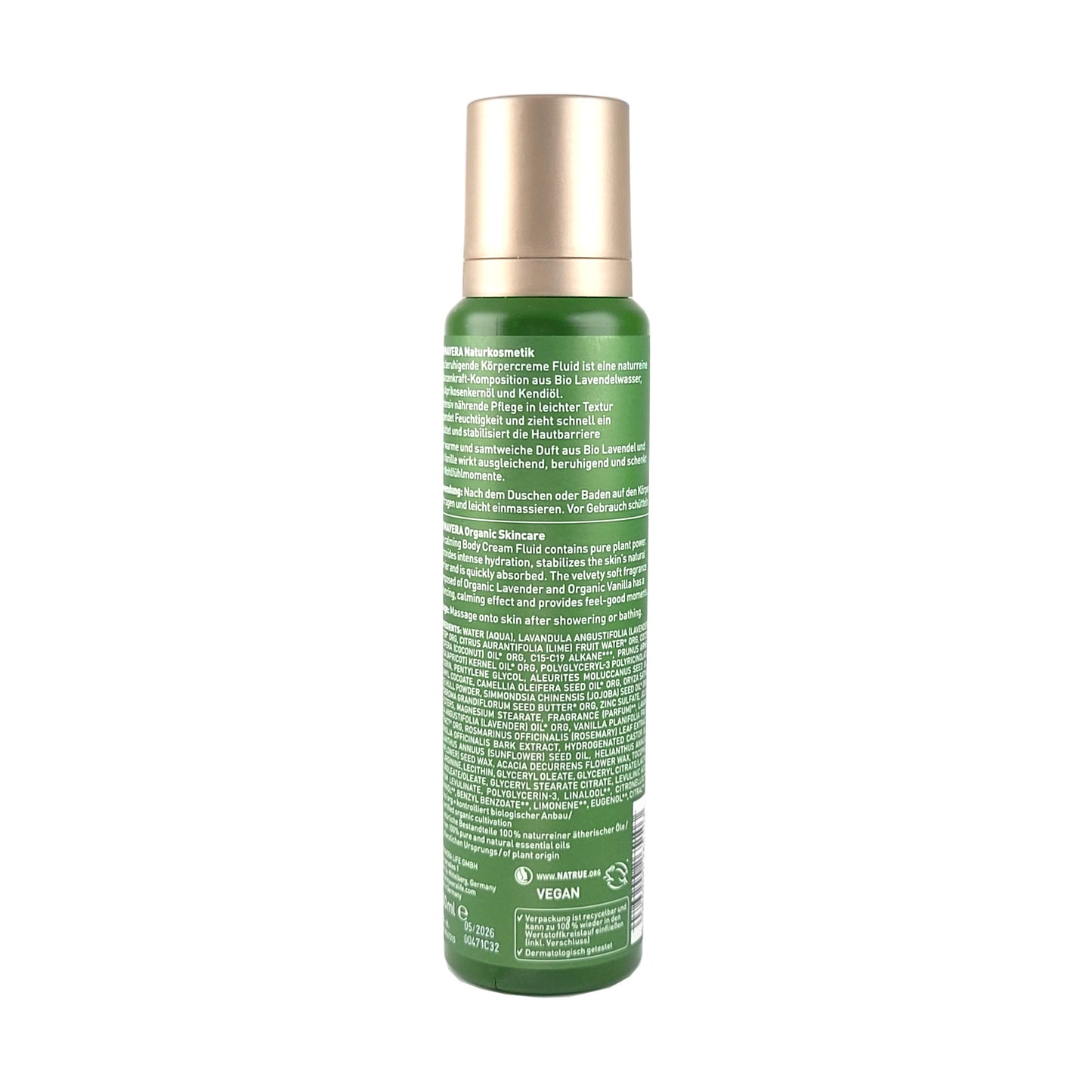 Pure Entspannung Körpercreme Lavendel-Vanille, 200ml, Bio, vegan
