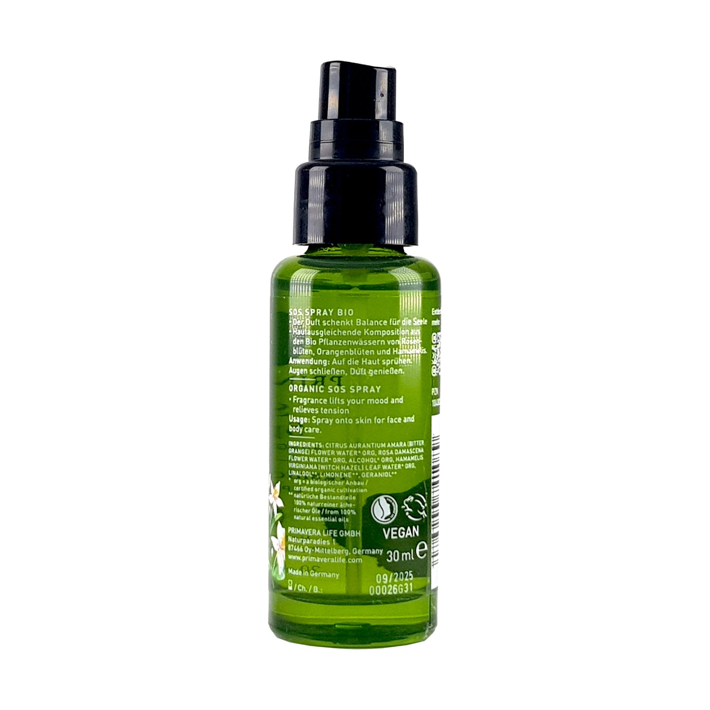 SOS-Spray 30ml, bio vegan
