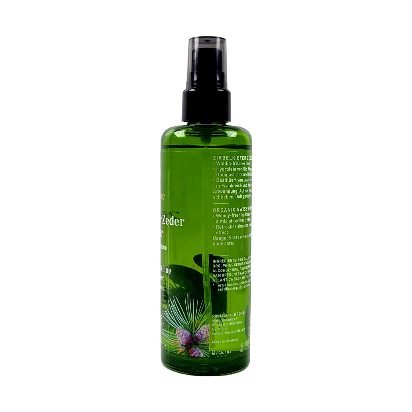 Zirbelkiefer-Zeder Wasser, 100ml bio, vegan