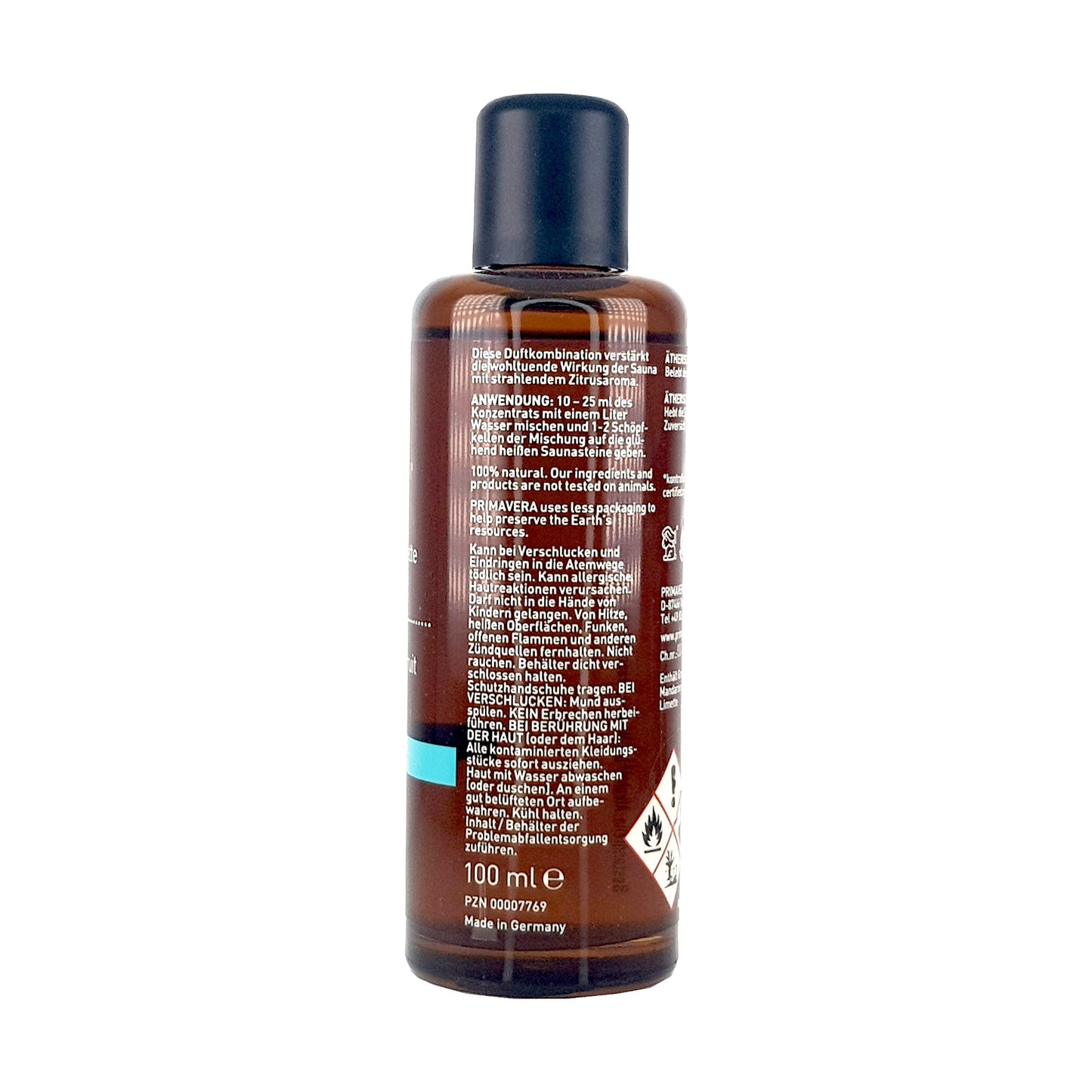 Aromasauna Grapefruit Limette 100ml, bio vegan