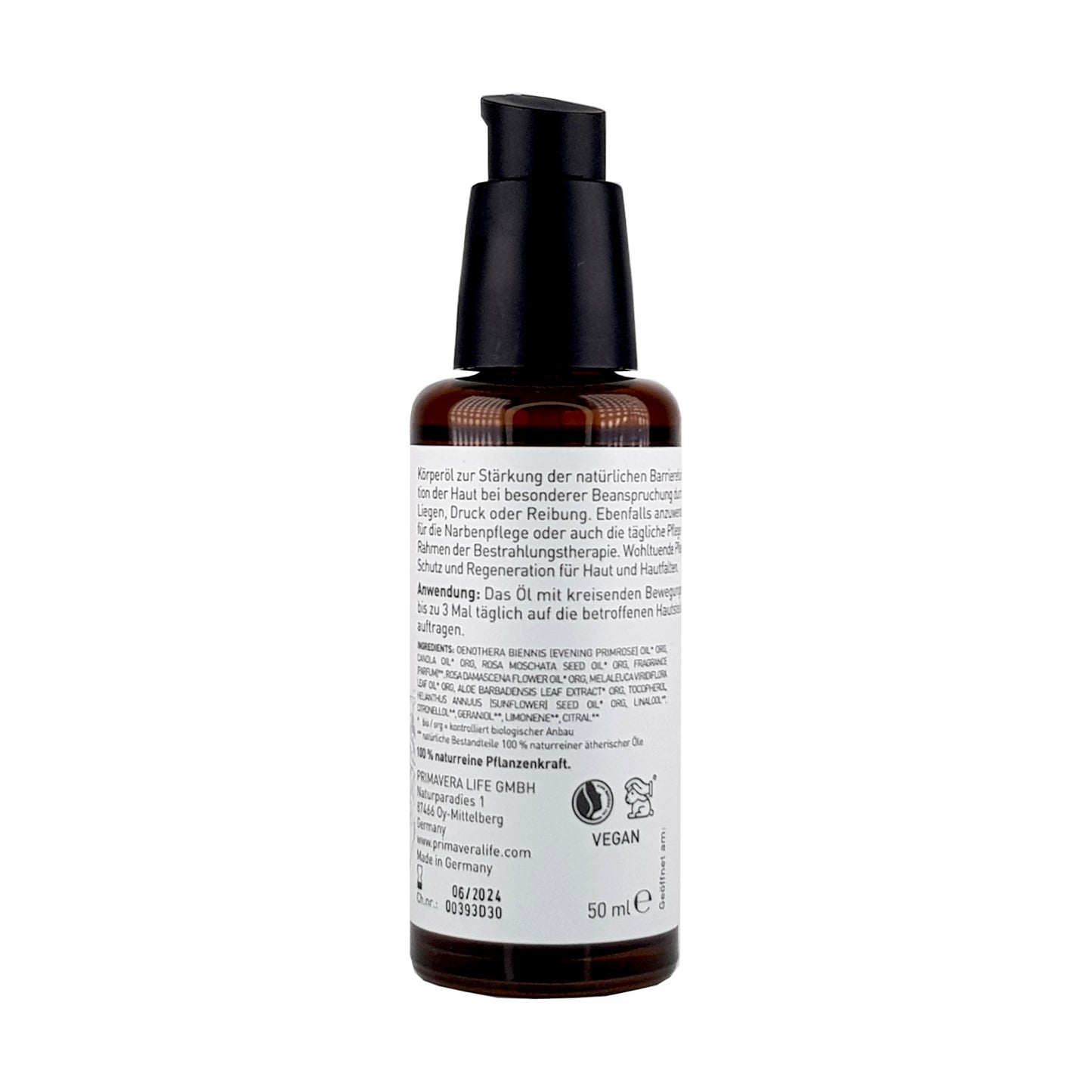Haut Stärkungs Öl 50ml, bio vegan