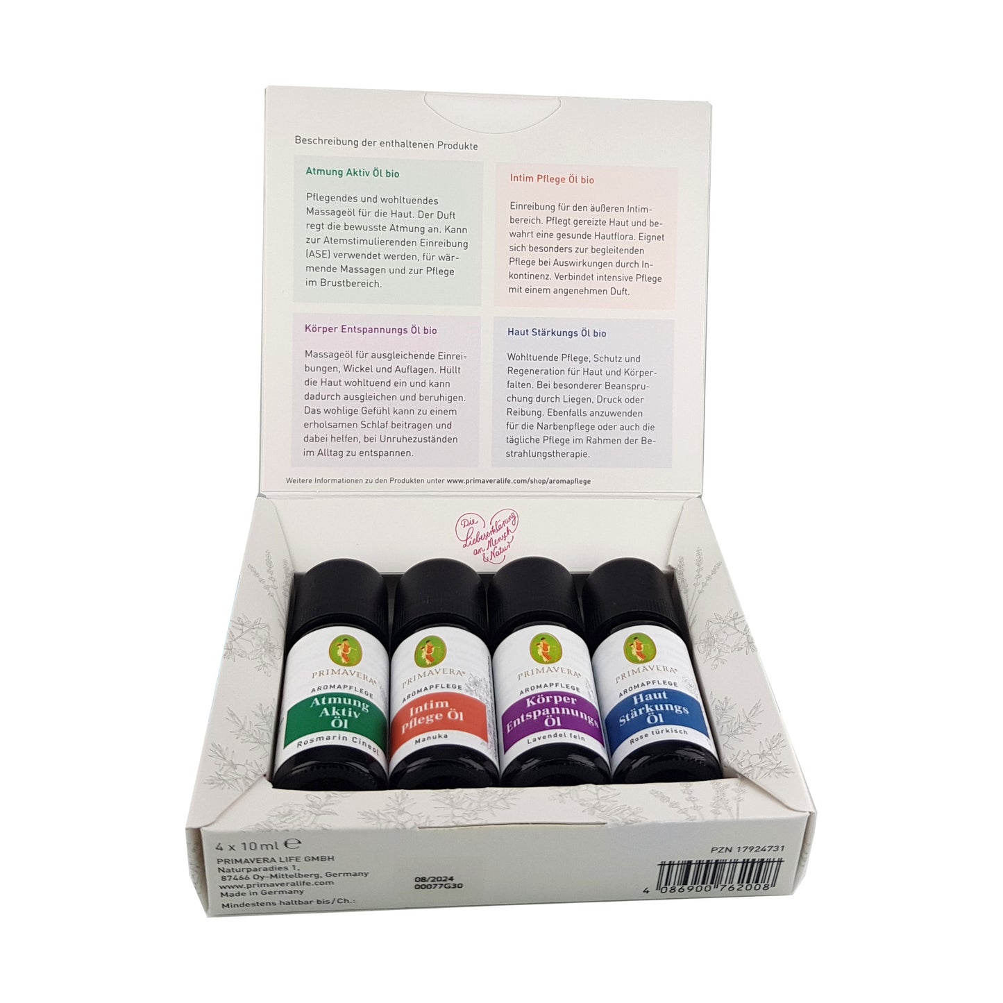 Aromapflege Kennenlernset 4x 10ml