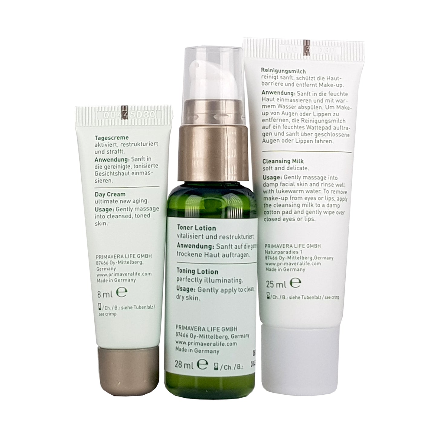 Starter & Travel Set Glowing Age, anspruchsvolle Haut vegan