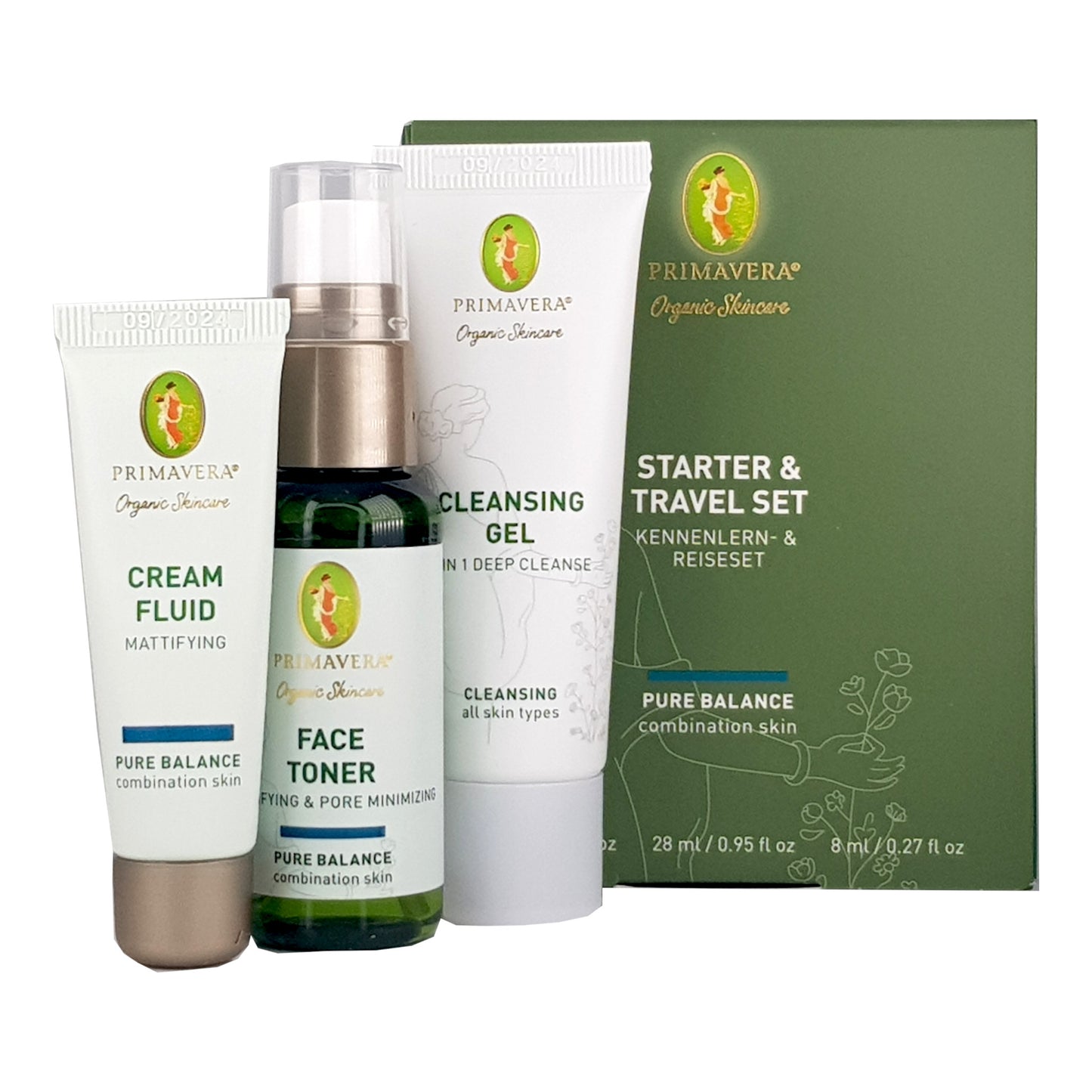 Starter & Travel Set Pure Balance, 64ml; bio, vegan