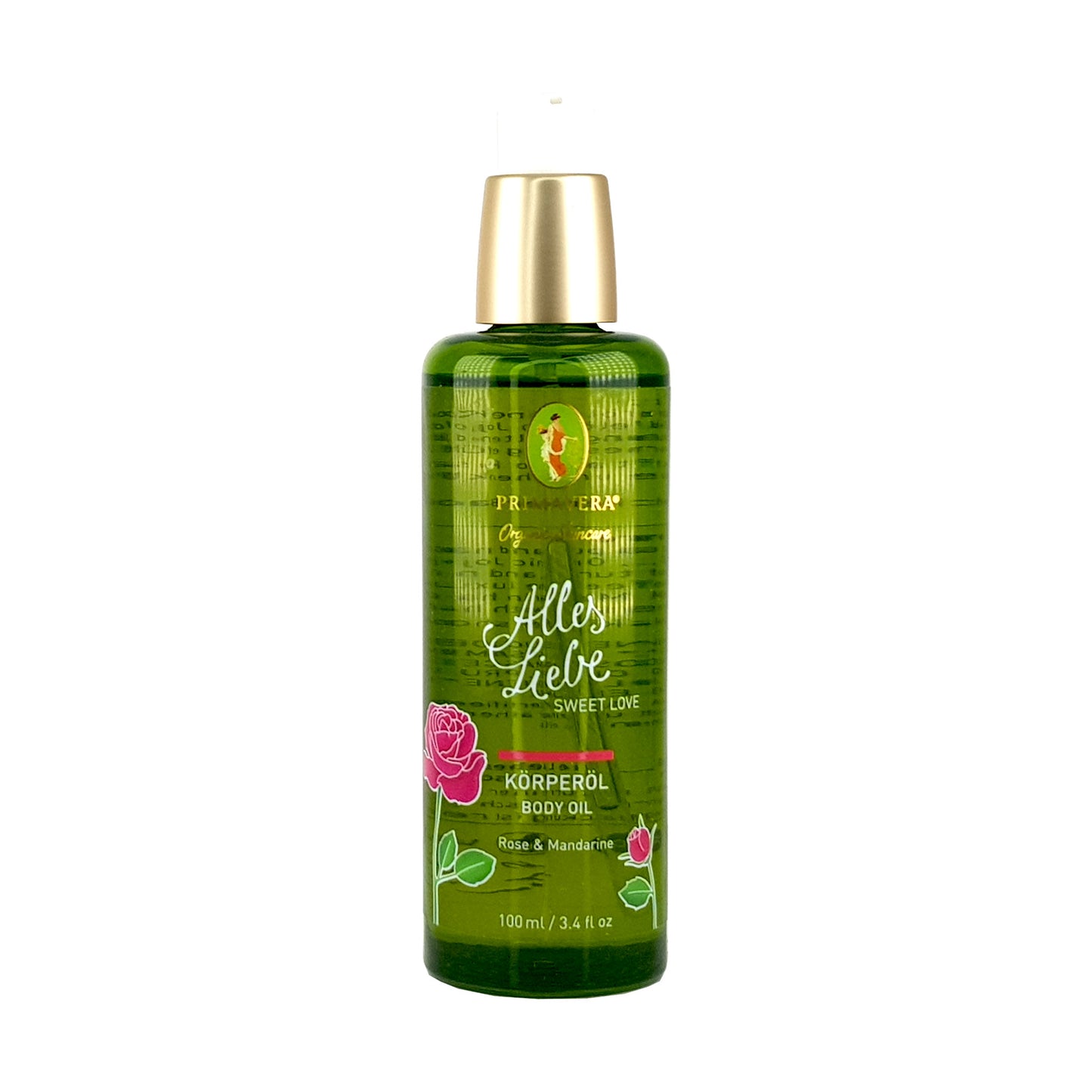 Alles Liebe Körperöl mit Rose & Mandarine, 100ml, vegan