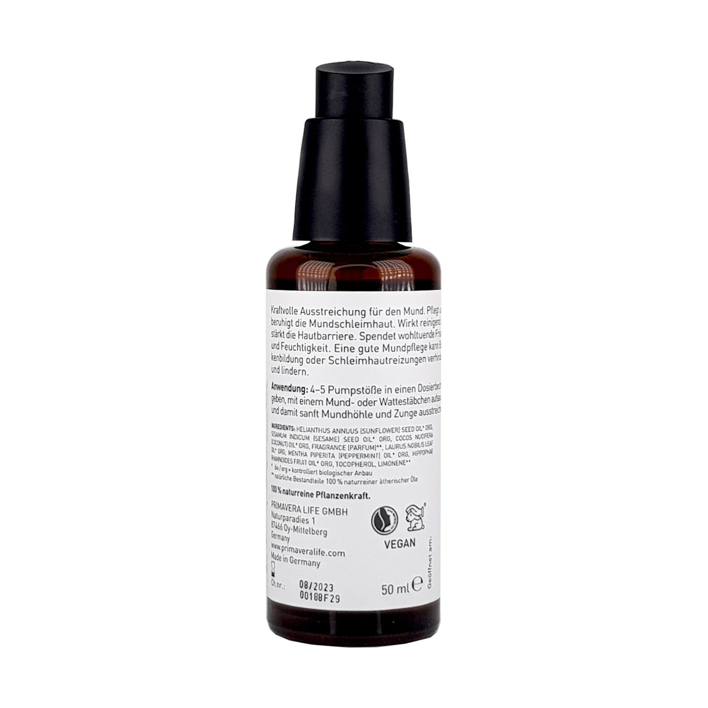 Mund Pflege Öl bio 50ml, bio vegan