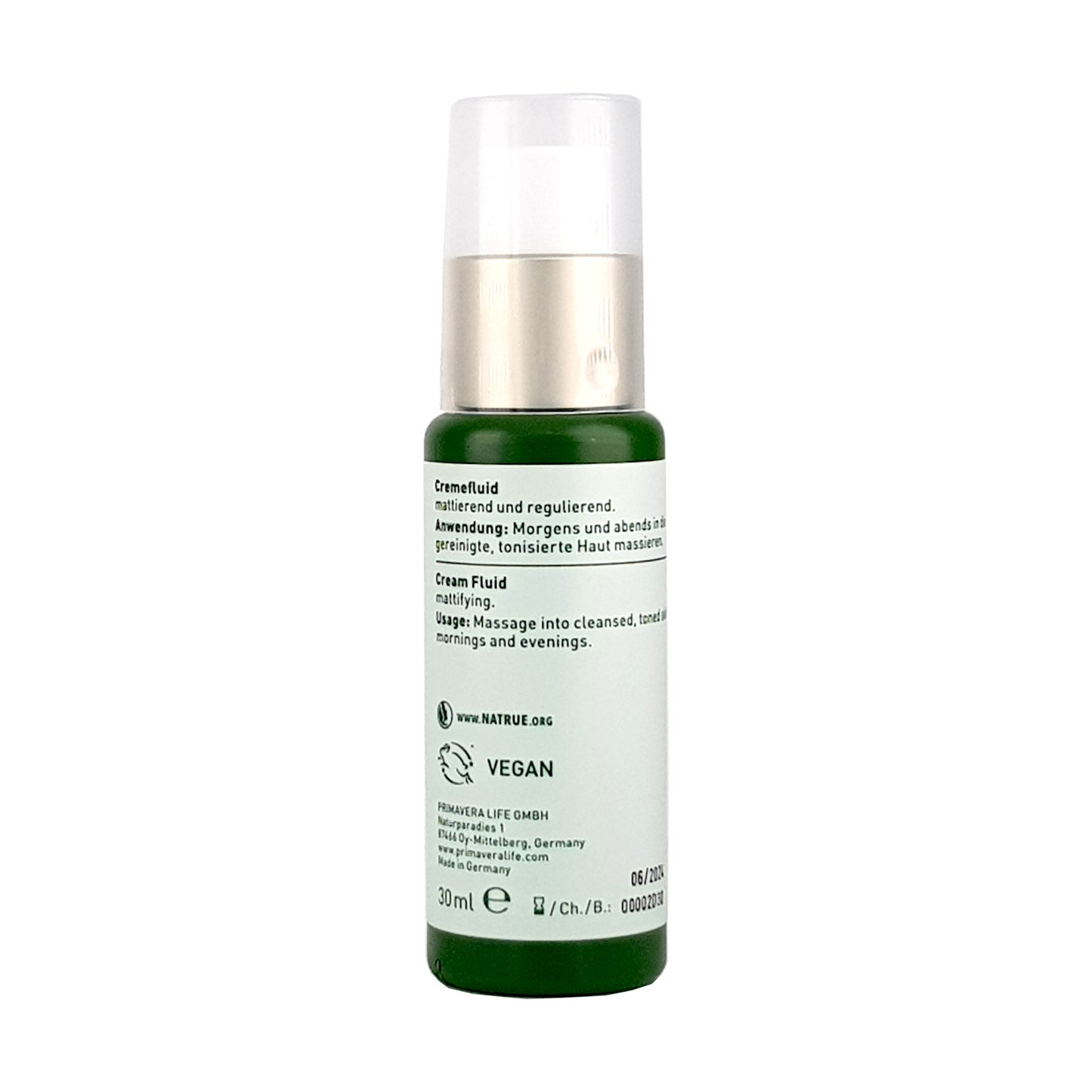 Cream Fluid - Mattifying, feuchtigkeitsspendend, 30ml,