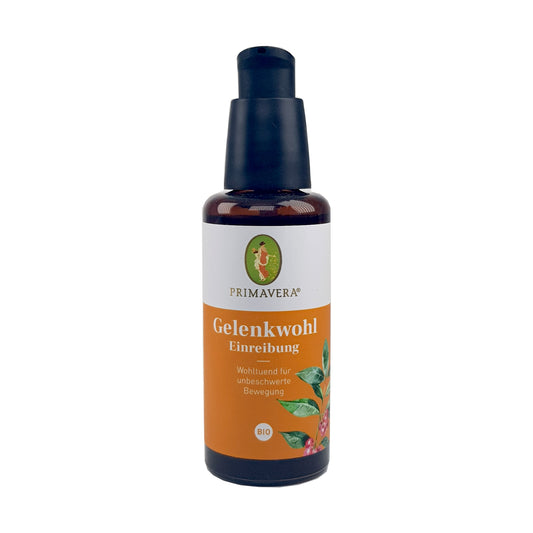 Gelenkwohl Einreibung, wohltuend für unbeschwerte Bewegung, 50ml, bio vegan