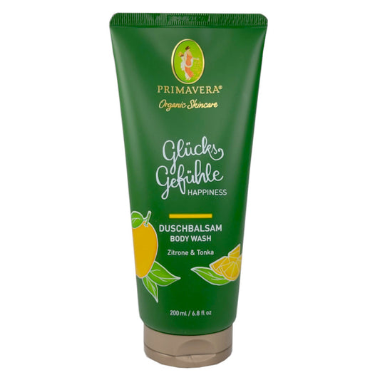 Glücksgefühle Duschbalsam 200ml, mit Zuckertensiden, vegan