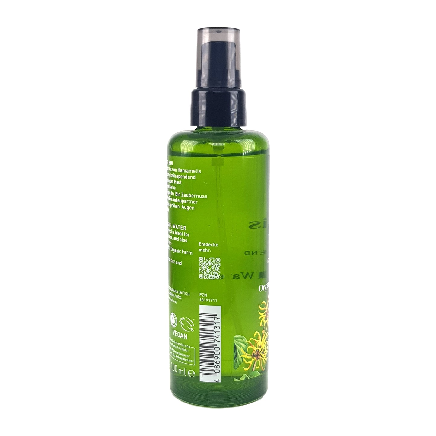 Hamameliswasser bio 100ml; bio vegan