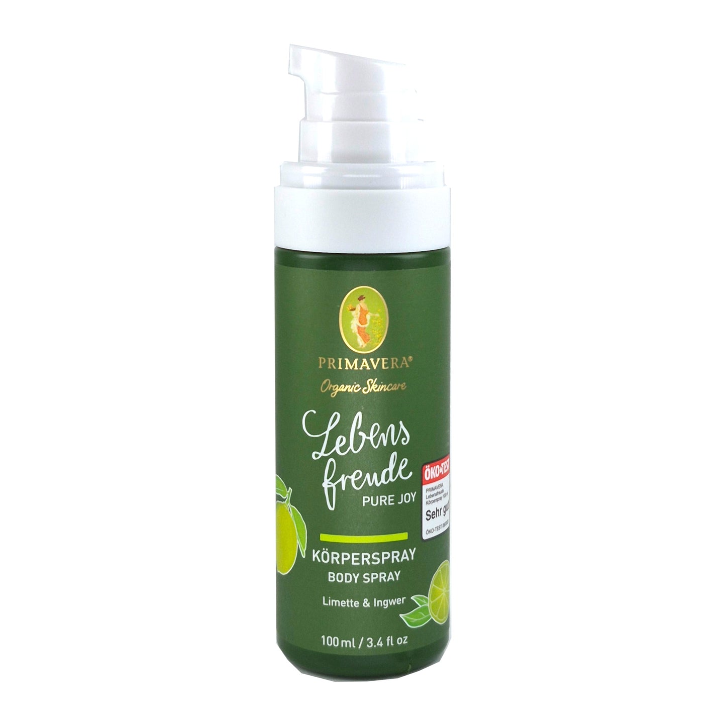 Primavera Lebensfreude Körperspray, 100ml, vegan