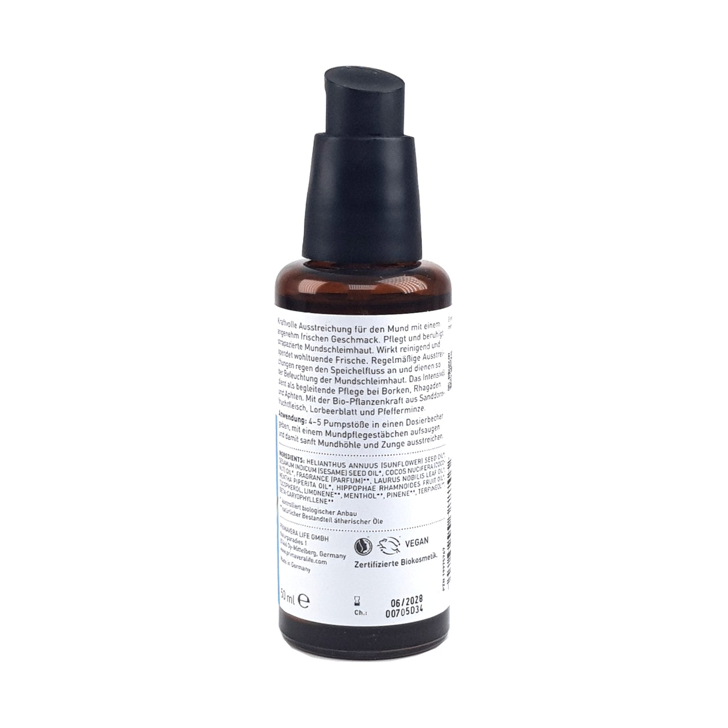 Mundpflege Intensivöl bio 50ml, bio vegan