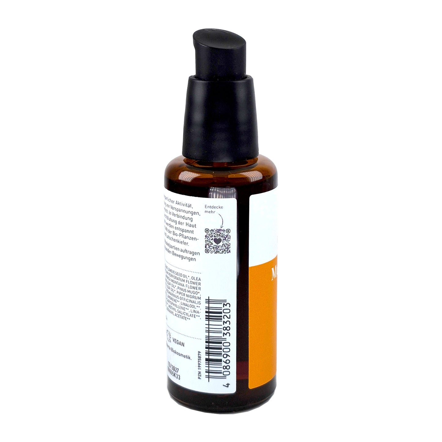 Muskelwohl Pflegeöl Aktivwohl 50ml, bio vegan
