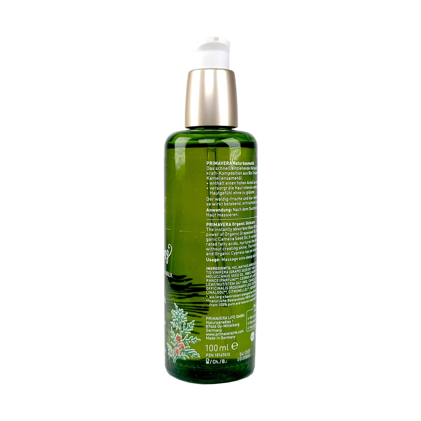 Waldspaziergang Trockenöl, 100ml, vegan, bio